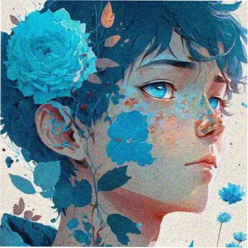 网球王子漫画人物：青春学园不二周助头像贴纸